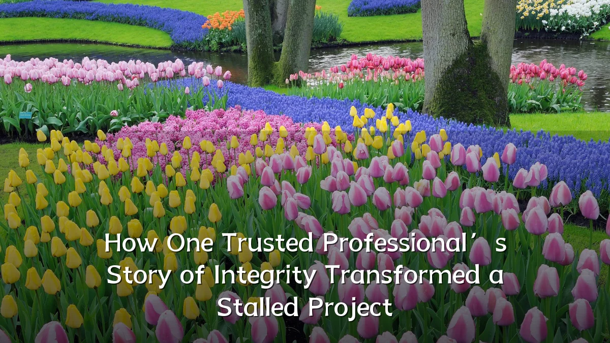 How One Trusted Professional’s Story of Integrity Transformed a Stalled Project