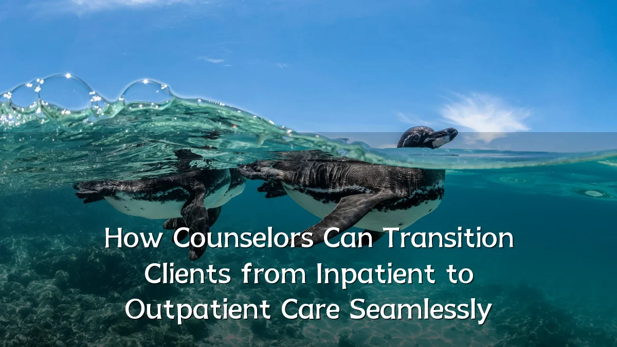 How Counselors Can Transition Clients from Inpatient to Outpatient Care Seamlessly