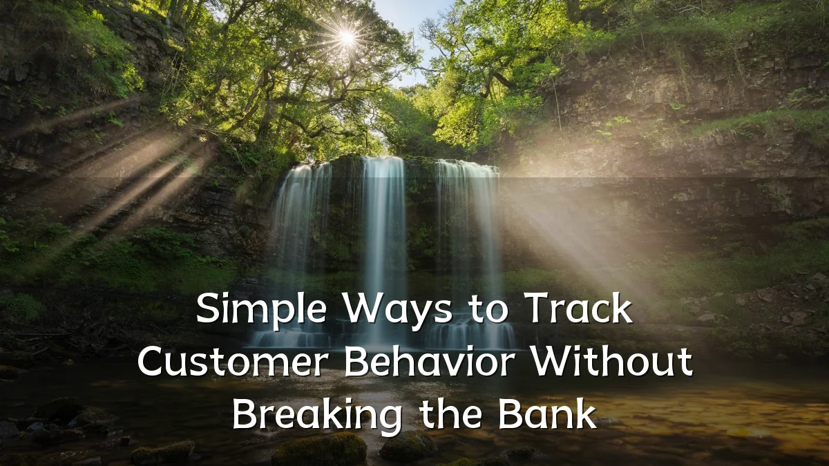 Simple Ways to Track Customer Behavior Without Breaking the Bank