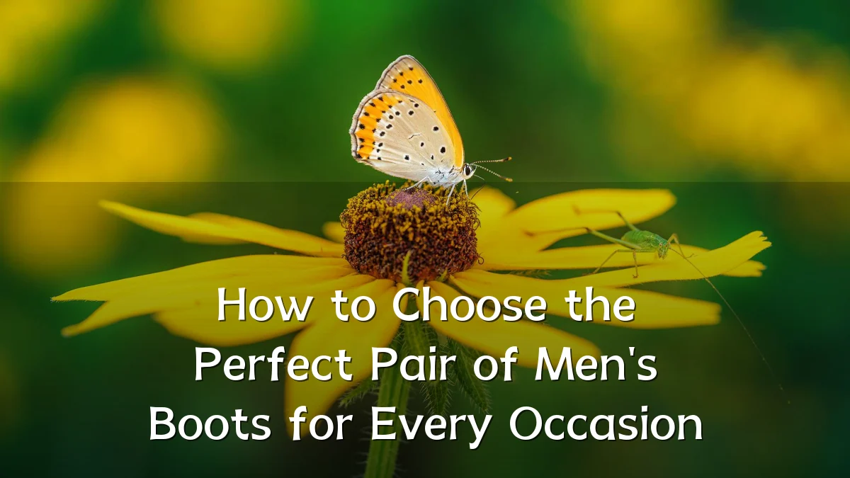 How to Choose the Perfect Pair of Men's Boots for Every Occasion