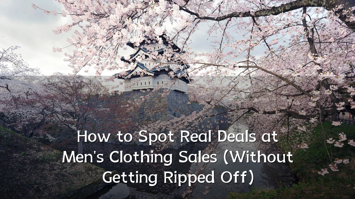 How to Spot Real Deals at Men's Clothing Sales (Without Getting Ripped Off)