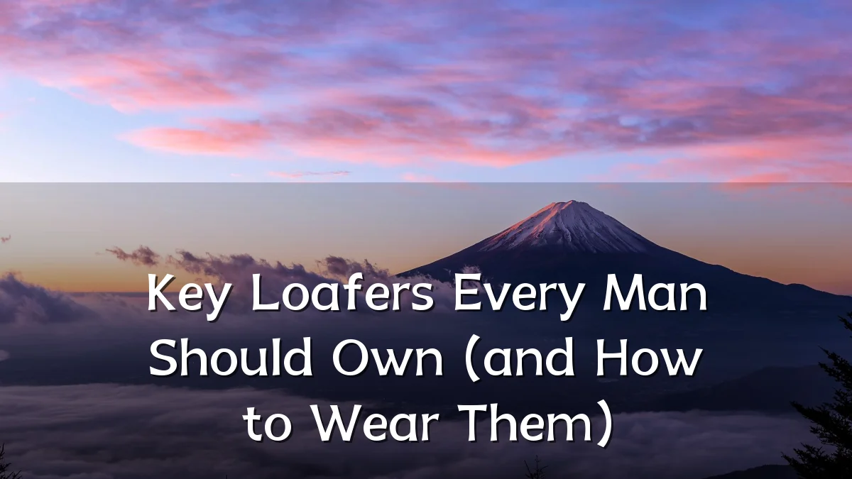 Key Loafers Every Man Should Own (and How to Wear Them)