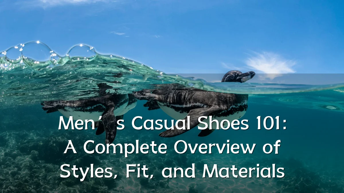 Men’s Casual Shoes 101: A Complete Overview of Styles, Fit, and Materials