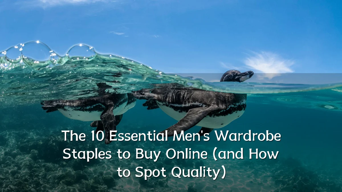 The 10 Essential Men's Wardrobe Staples to Buy Online (and How to Spot Quality)