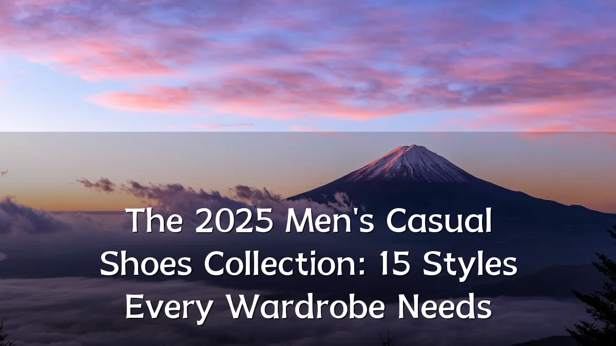 The 2025 Men's Casual Shoes Collection: 15 Styles Every Wardrobe Needs