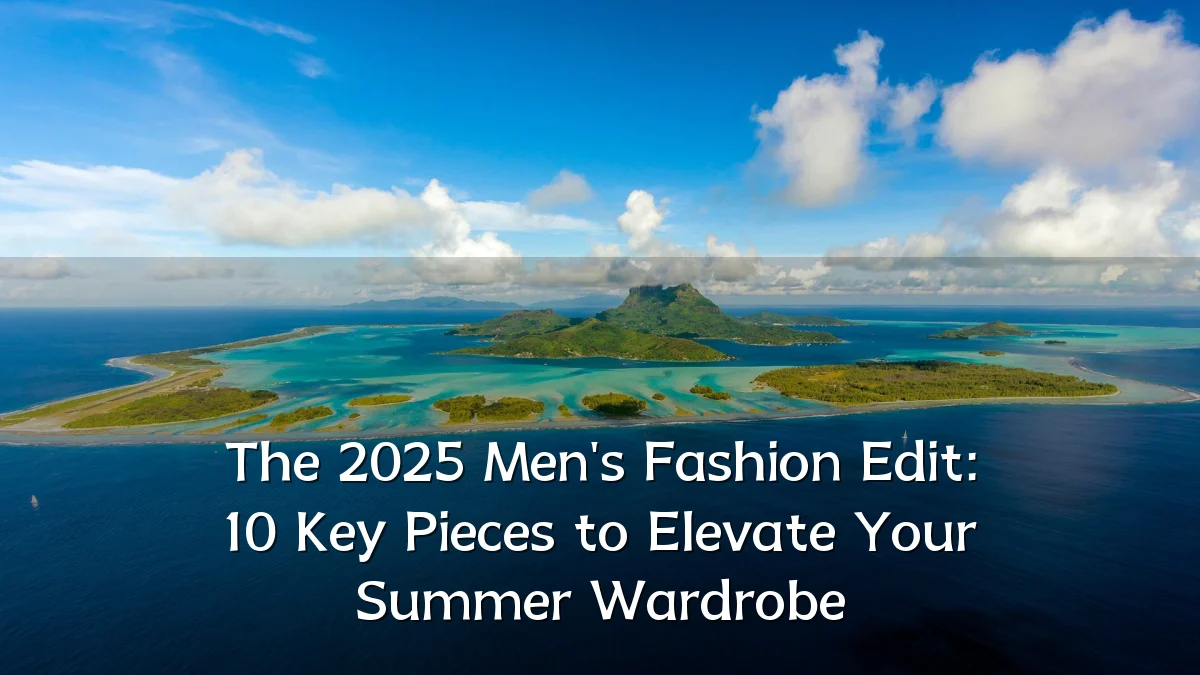 The 2025 Men's Fashion Edit: 10 Key Pieces to Elevate Your Summer Wardrobe