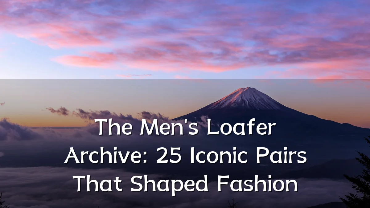 The Men's Loafer Archive: 25 Iconic Pairs That Shaped Fashion