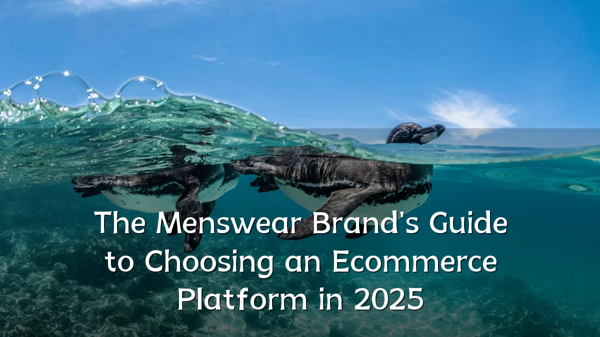 The Menswear Brand's Guide to Choosing an Ecommerce Platform in 2025