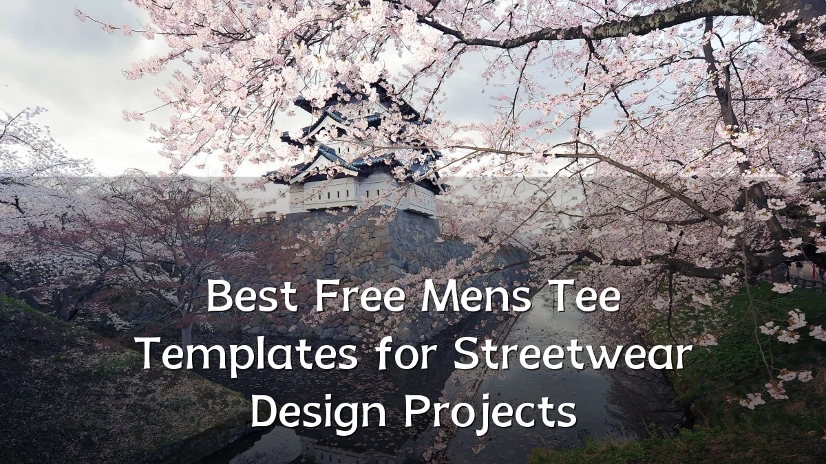 Best Free Mens Tee Templates for Streetwear Design Projects