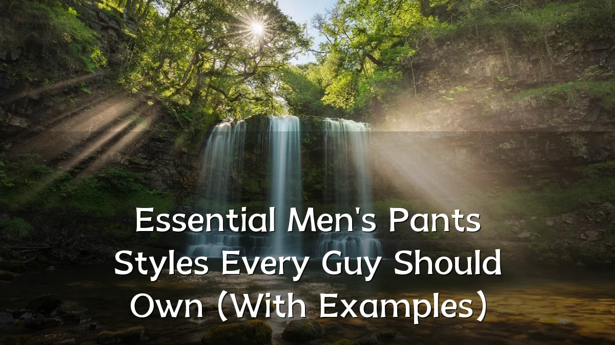 Essential Men's Pants Styles Every Guy Should Own (With Examples)