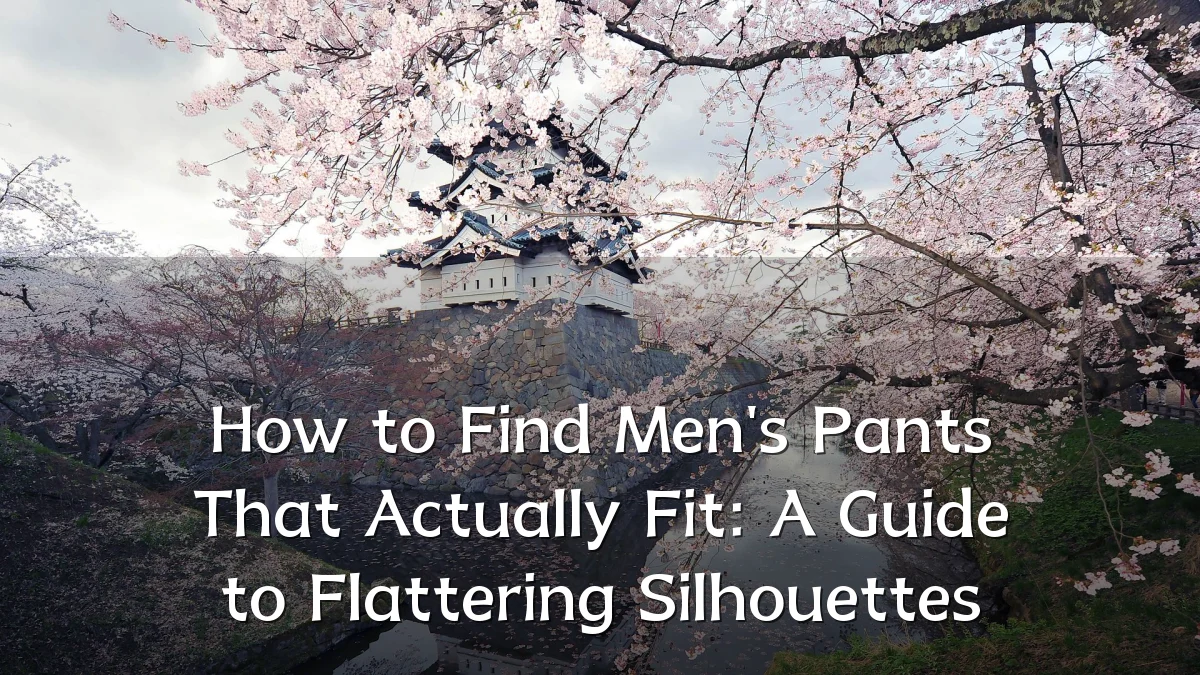 How to Find Men's Pants That Actually Fit: A Guide to Flattering Silhouettes