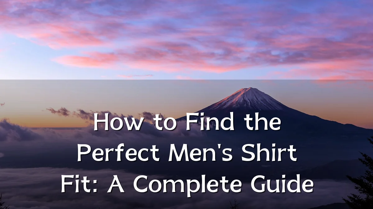 How to Find the Perfect Men's Shirt Fit: A Complete Guide