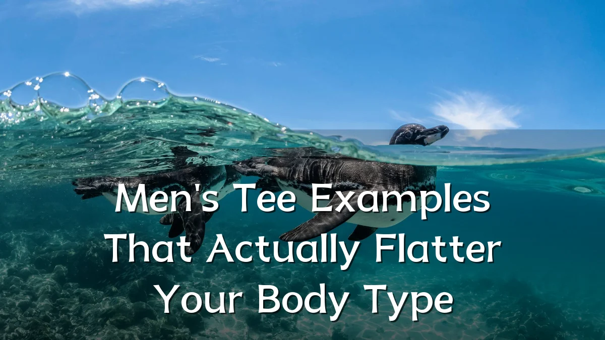 Men's Tee Examples That Actually Flatter Your Body Type