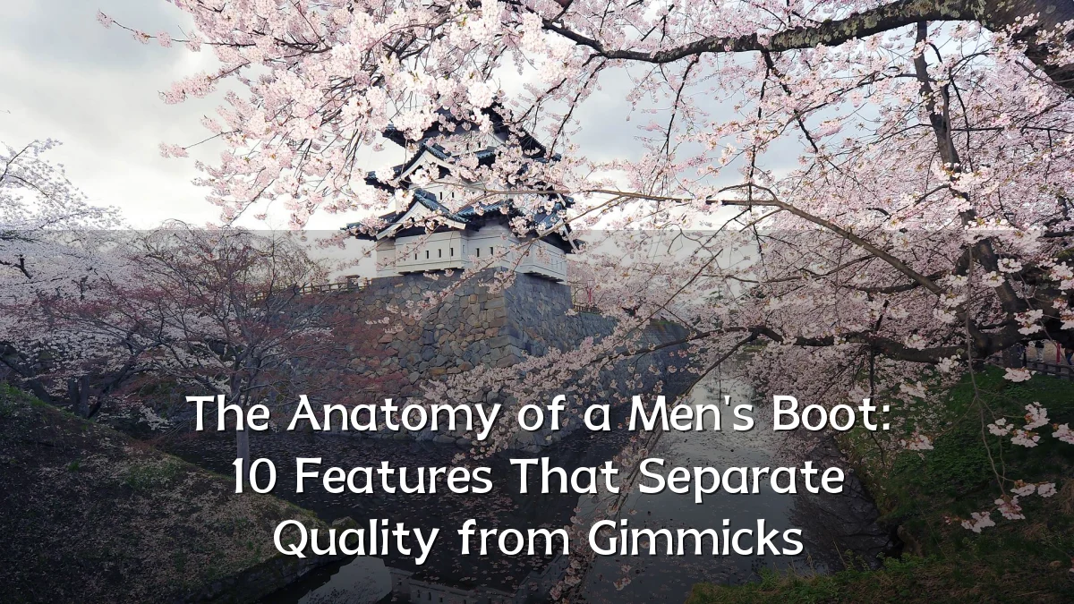 The Anatomy of a Men's Boot: 10 Features That Separate Quality from Gimmicks