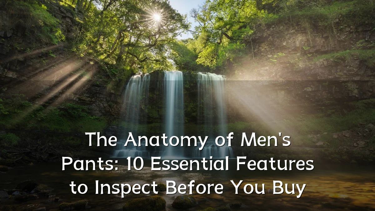 The Anatomy of Men's Pants: 10 Essential Features to Inspect Before You Buy