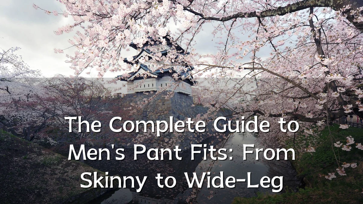 The Complete Guide to Men's Pant Fits: From Skinny to Wide-Leg