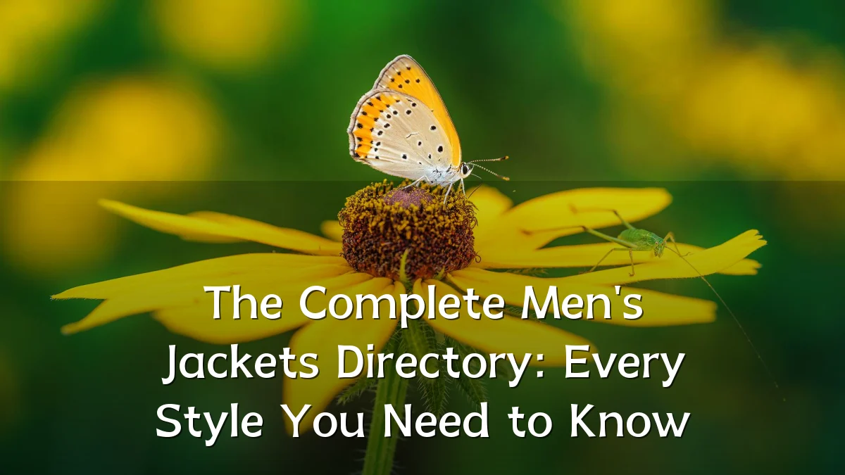 The Complete Men's Jackets Directory: Every Style You Need to Know