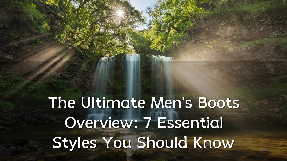 The Ultimate Men's Boots Overview: 7 Essential Styles You Should Know
