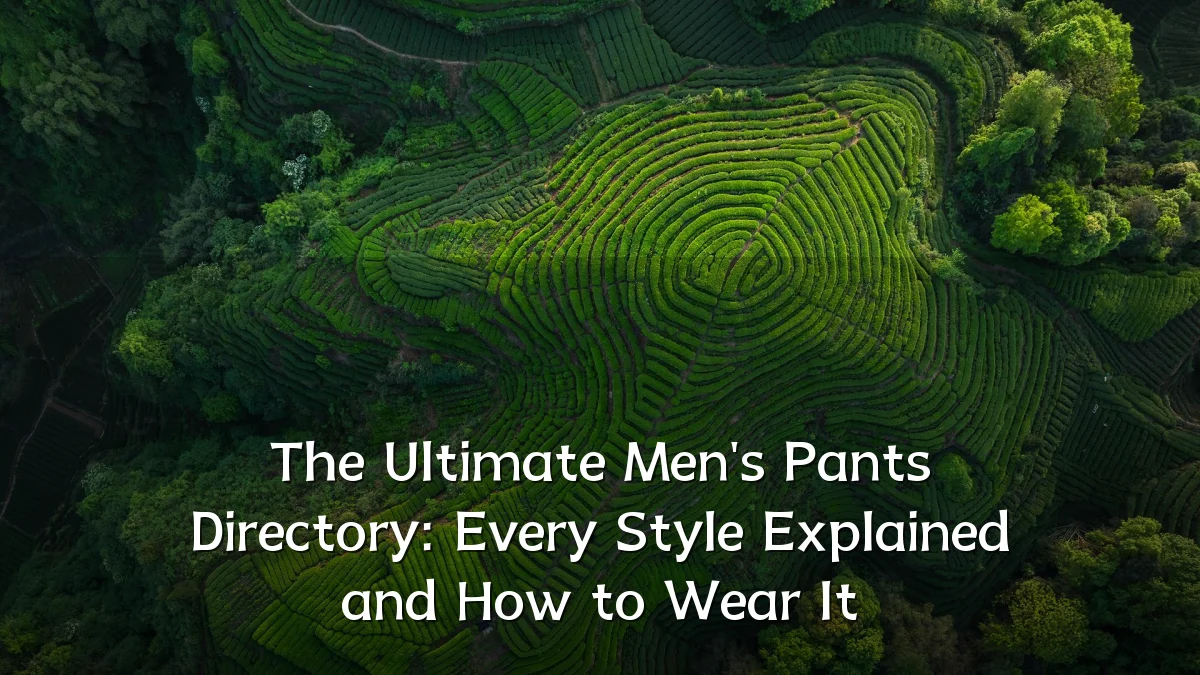 The Ultimate Men's Pants Directory: Every Style Explained and How to Wear It
