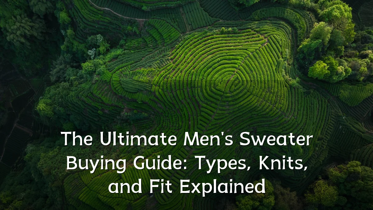 The Ultimate Men's Sweater Buying Guide: Types, Knits, and Fit Explained