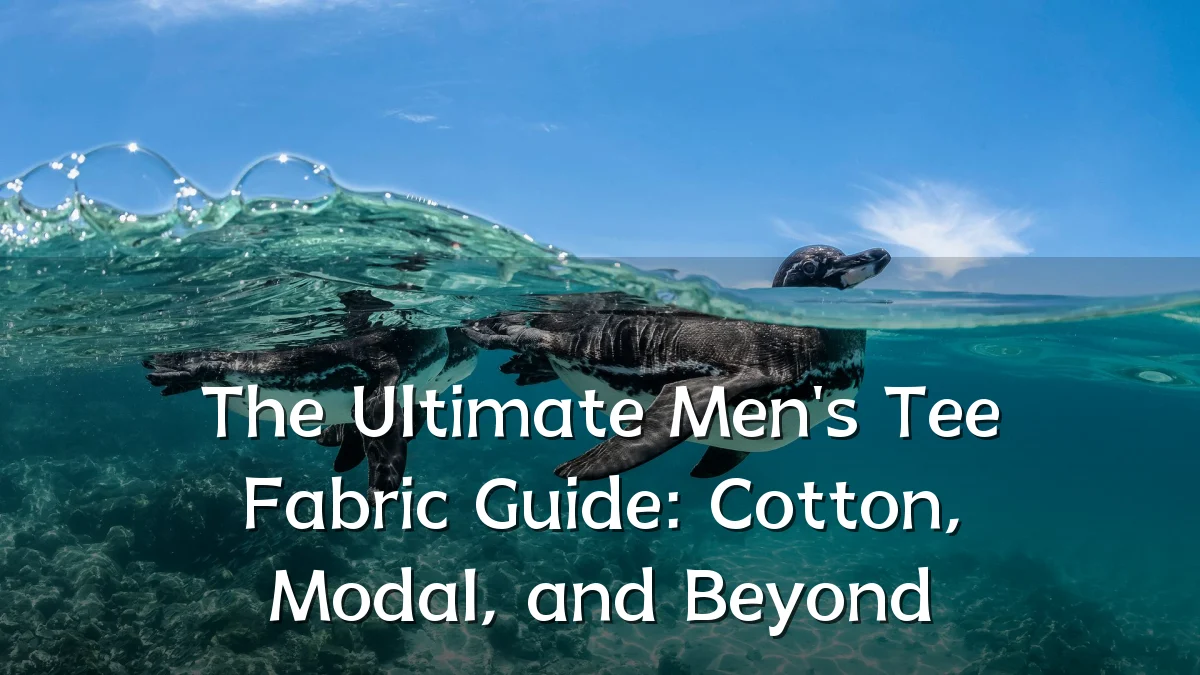The Ultimate Men's Tee Fabric Guide: Cotton, Modal, and Beyond